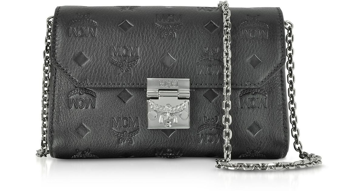 Mcm millie monogrammed leather crossbody sales