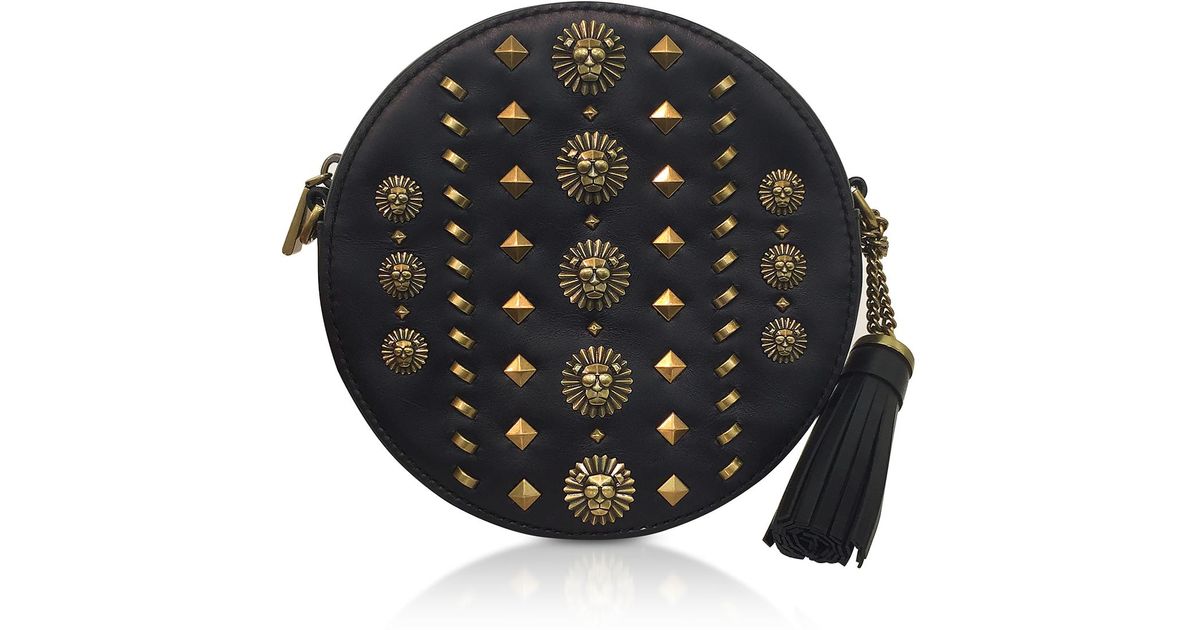 michael kors black studded purse