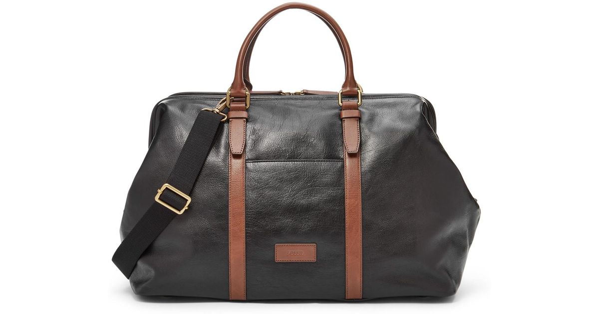 fossil evan duffle