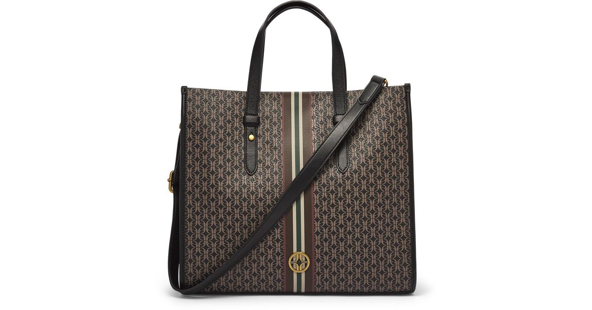 Fossil Kingston Tote in Black Lyst