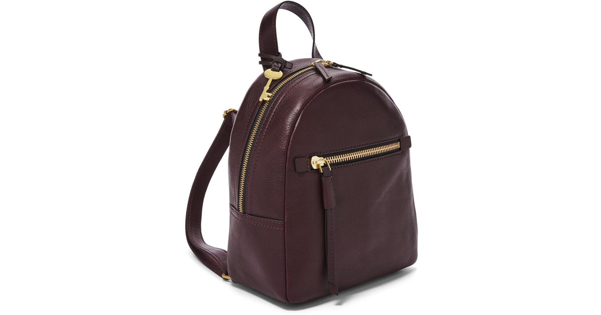 fossil megan backpack fig