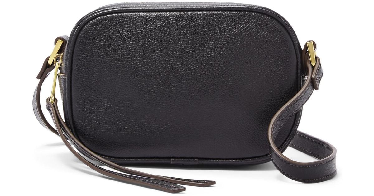 Fossil Leather Maisie Small Camera Bag Handbags Shb2419001 in Black Lyst