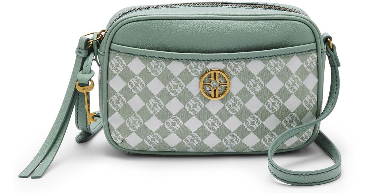 Fossil Brennon Camera Bag in Green Lyst