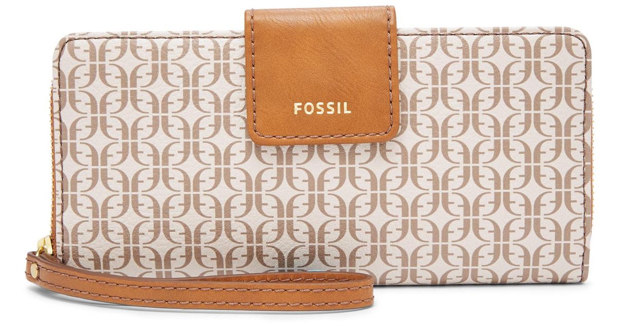 Fossil Madison Zip Clutch Wallet Swl2246939 Lyst