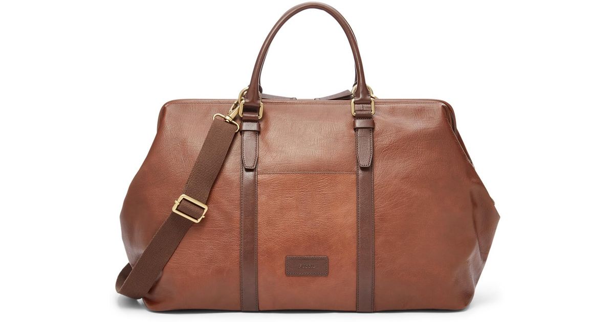 fossil evan duffle