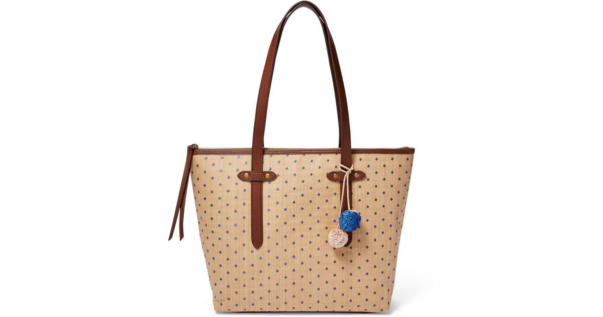 fossil tote handbags
