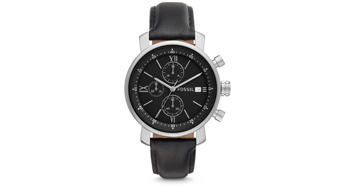 Fossil Bq1006 S Rhett Watch in Black 