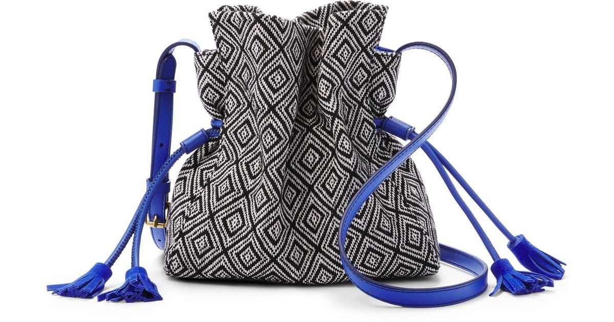 rayna drawstring crossbody fossil