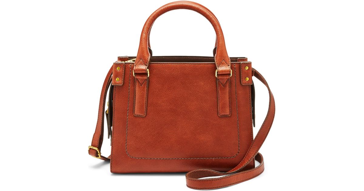 fossil claire mini satchel