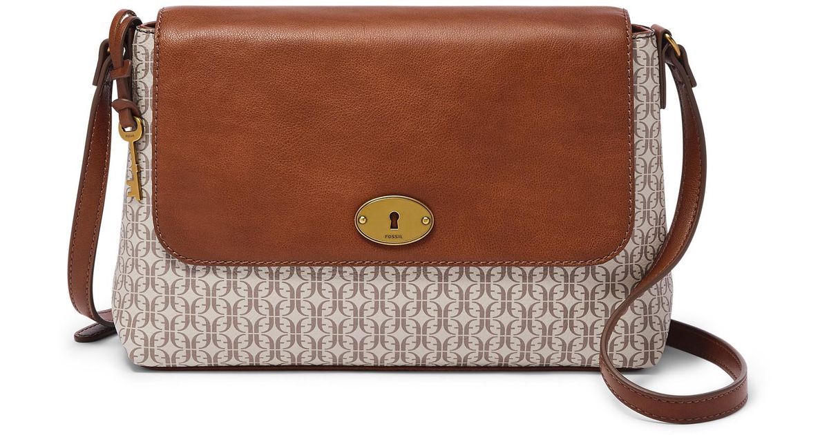 Fossil Gabriella Medium Flap Crossbody Lyst