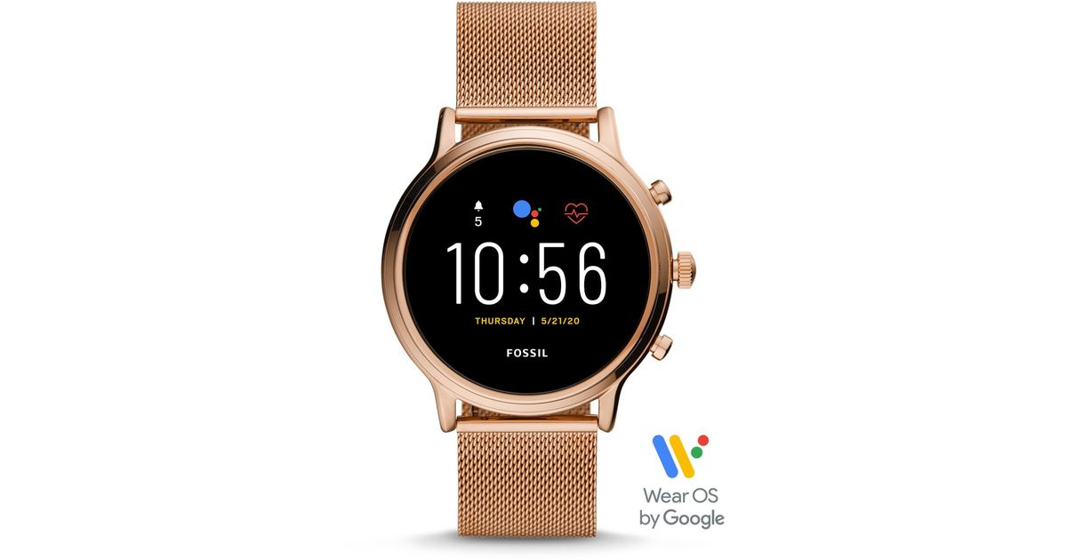 fossil julianna gen 5 rose gold