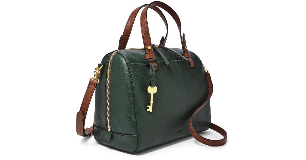 Fossil Leather Rachel Satchel Handbags 