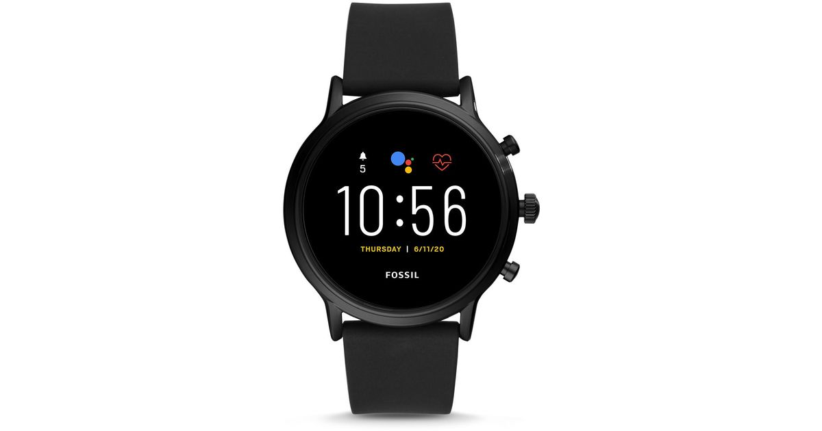 Fossil Refurbished Gen 5 Smartwatch The Carlyle Hr Black Silicone for Men |  Lyst Canada
