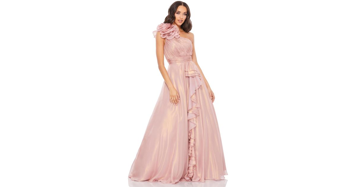 Mac Duggal Tulle 49252 in Rose Gold (Pink) - Save 20% | Lyst