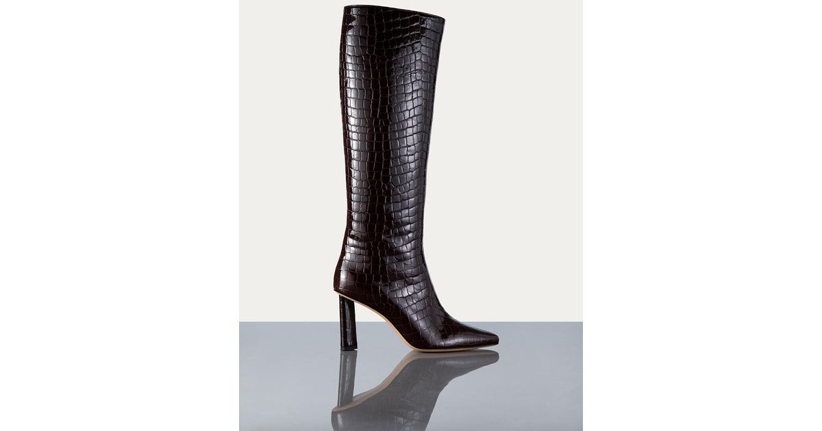 FRAME Odette Boot in Black | Lyst