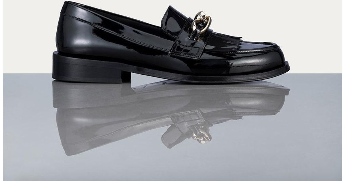 FRAME Le Ayana Frill Loafer in Black | Lyst