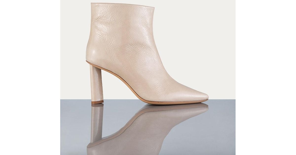 FRAME Odette Bootie in Natural Lyst