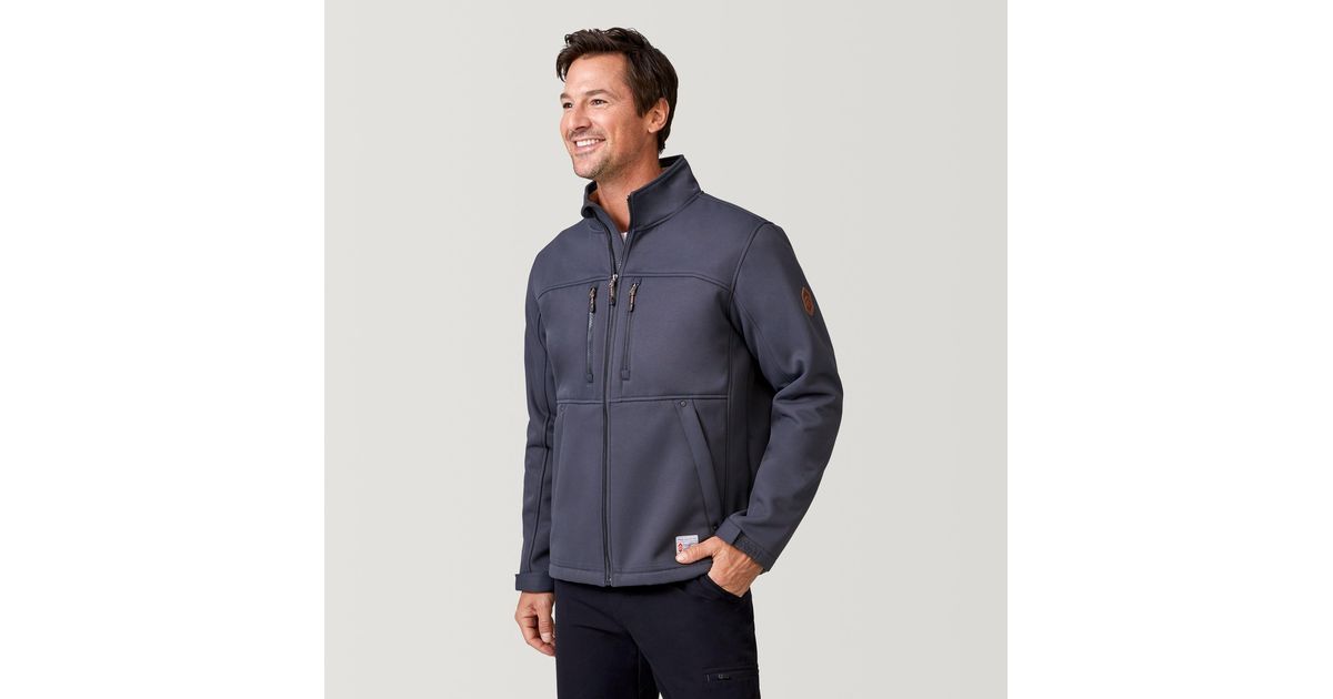Free Country Craftsman Burly Canvas Softshell Jacket in Blue for Men Lyst