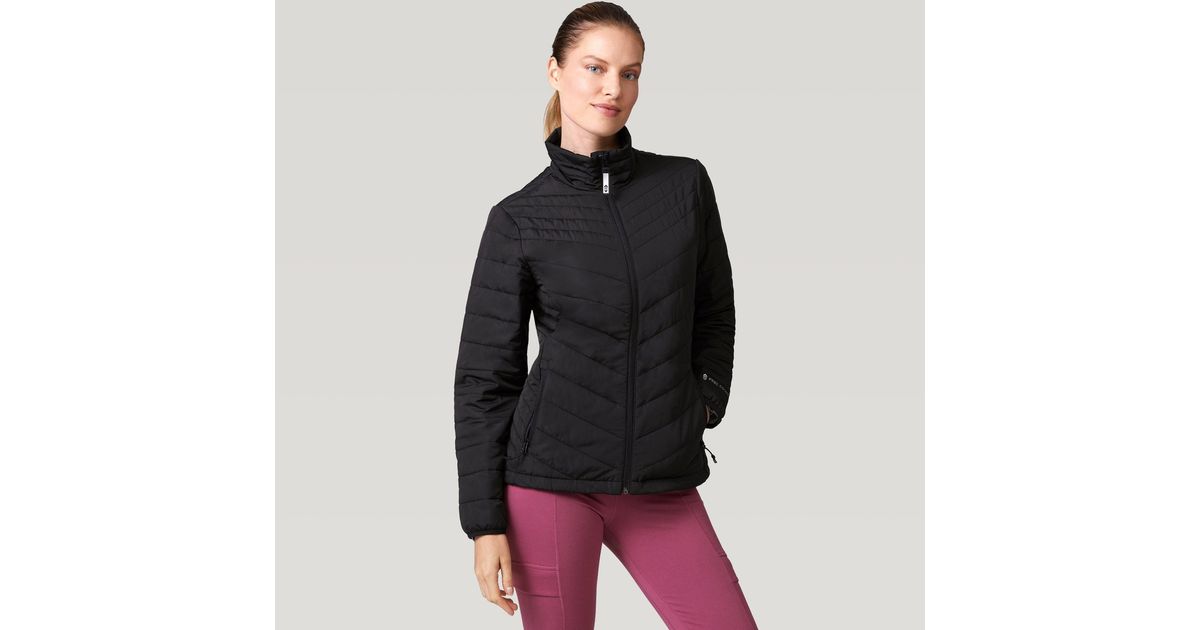 Free Country FreecycleÂ® Lansby Packable Puffer Jacket in Black | Lyst