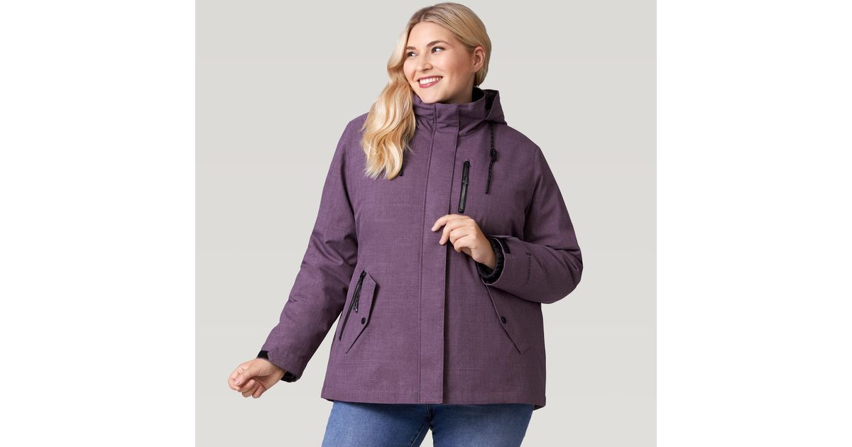 Free Country Plus Size Andorra 3in1 Systems Jacket in Purple Lyst