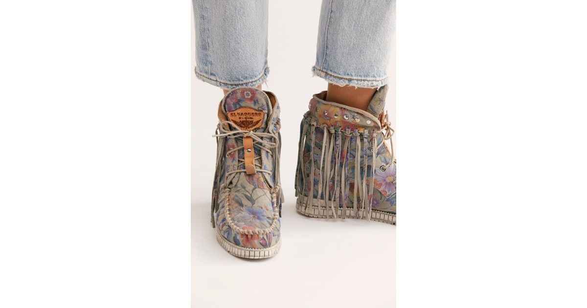 El vaquero roseland moccasin top boot
