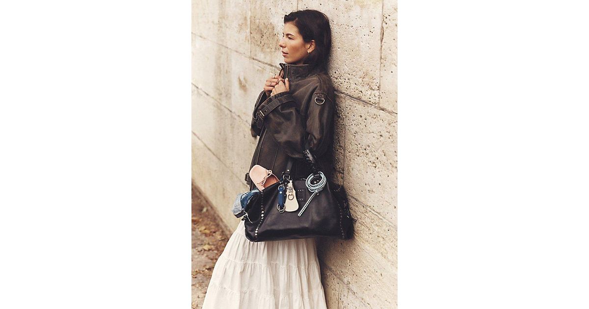 Free People Skyline Leather Jacket At Free People In Washed