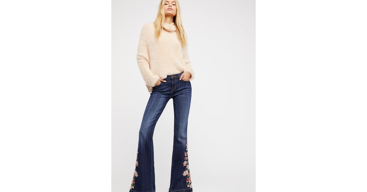 Free People Denim Driftwood Farrah 