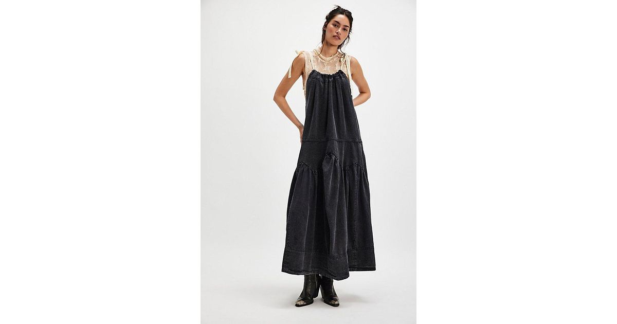 free people black maxi dress Taking Sides by free-est at in Black, Size: XL Just as effortless as it is versatile NEW Free People Athea Drape