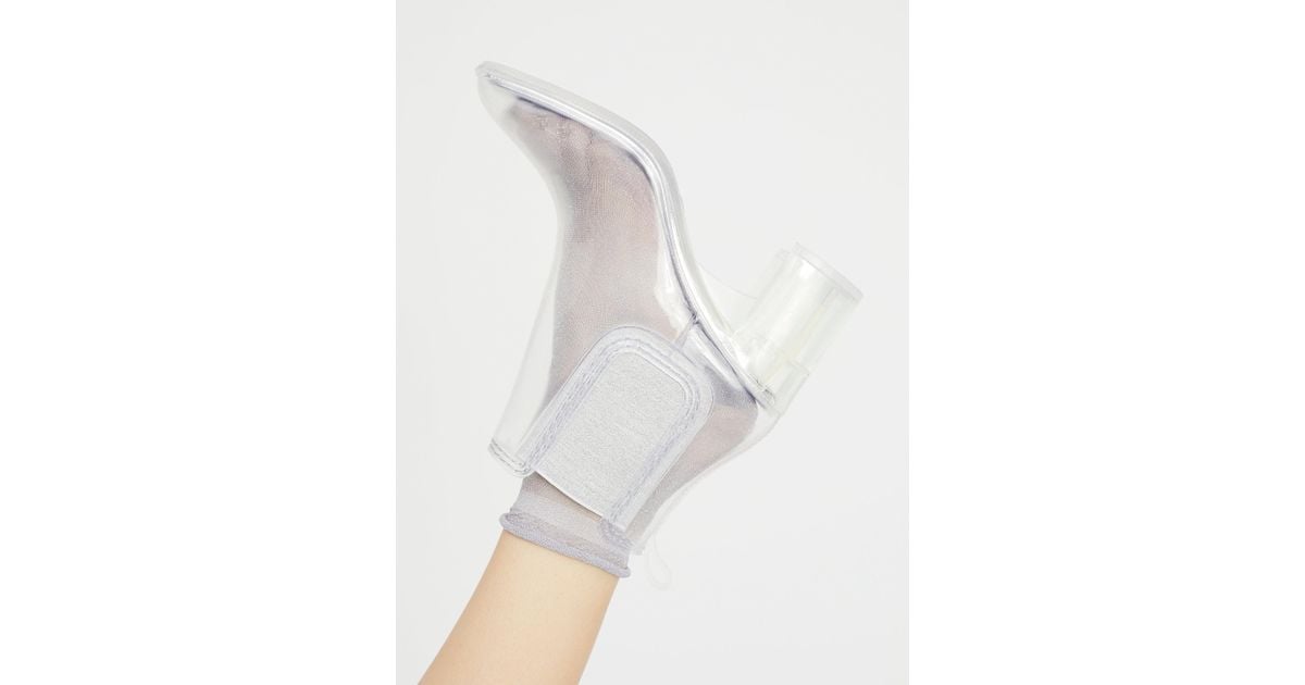 jeffrey campbell clear rain boots
