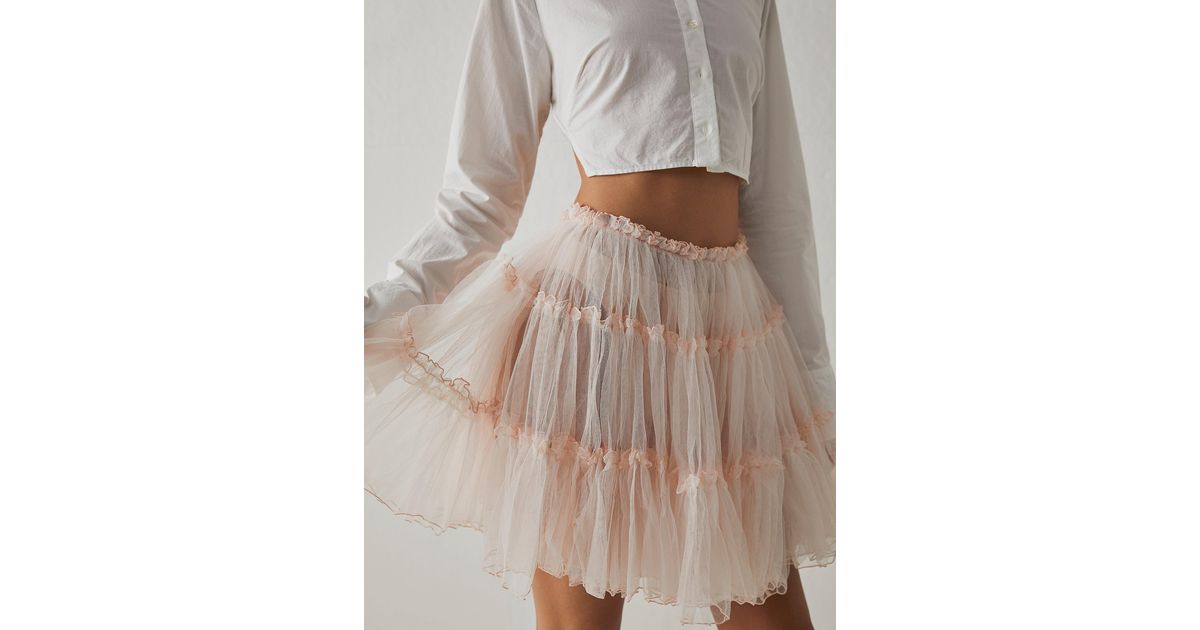 Free People Tutu Into This Half Slip Lyst