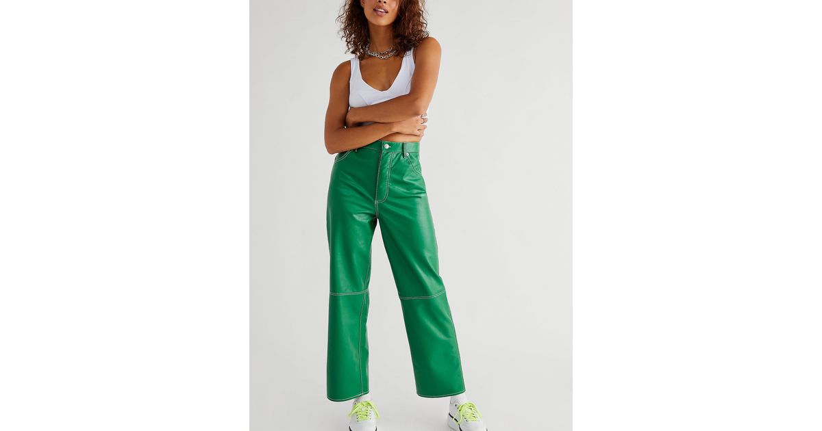 It Factor Vegan Pants in Green 