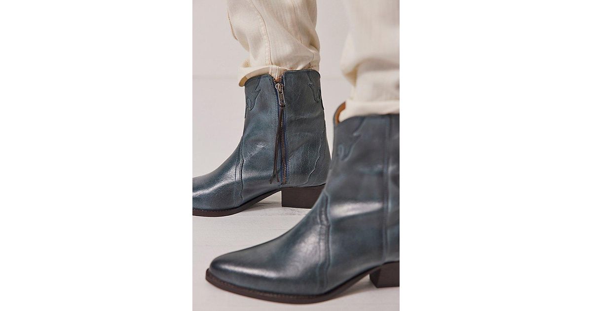 Free People New Frontier Western Boot in Gray | Lyst