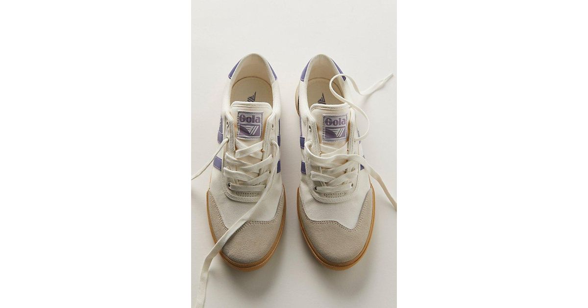 Gola Badminton Court Sneakers in Natural Lyst Gola Badminton Court Sneakers in Natural Lyst
