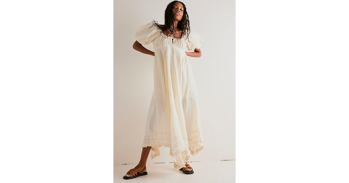 light blue maxi dress beach Women's Bohemian Blue Cotton T-Back Maxi Dress
