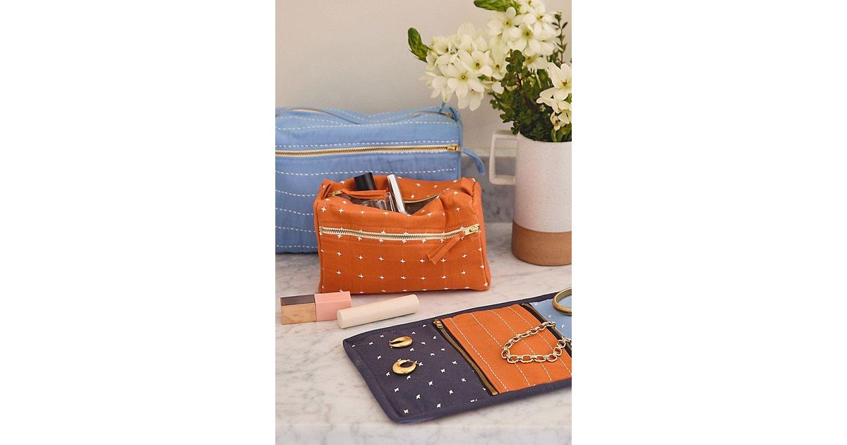 Anchal Toiletry Bag in Orange | Lyst
