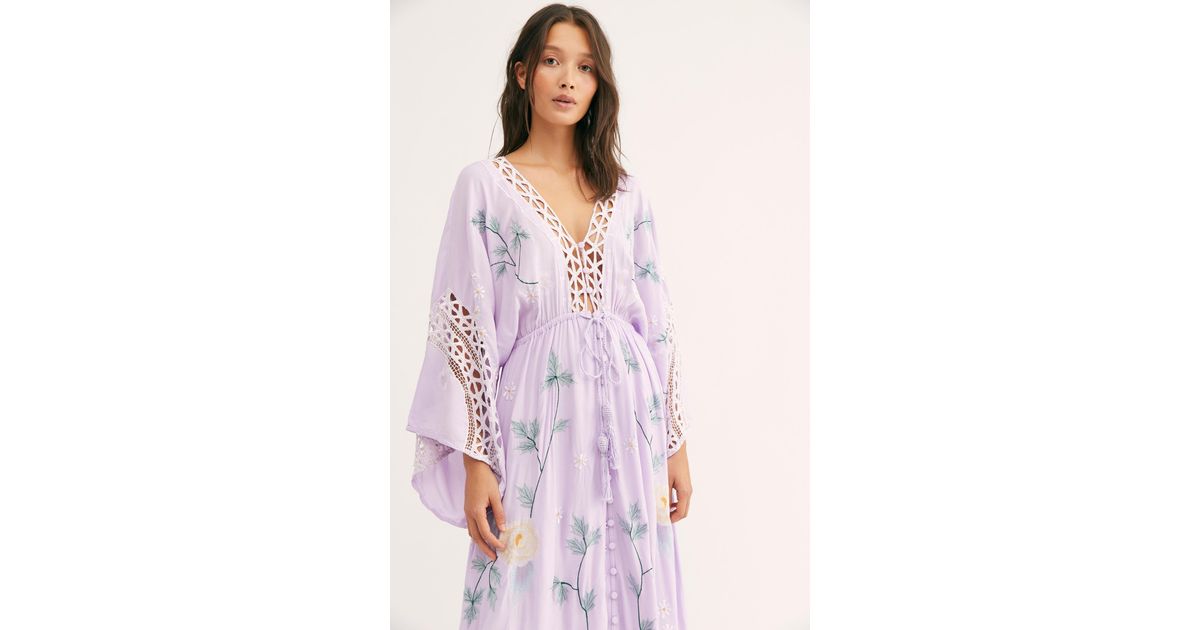 I am lola clearance embroidered maxi dress
