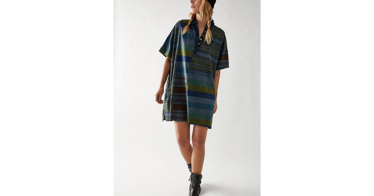 Free People Charlie Tee Dress in Blue Lyst