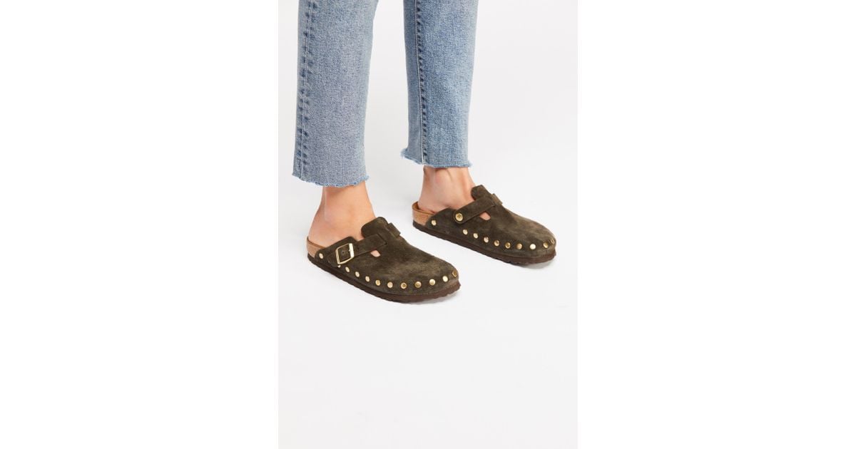 birkenstock boston studded