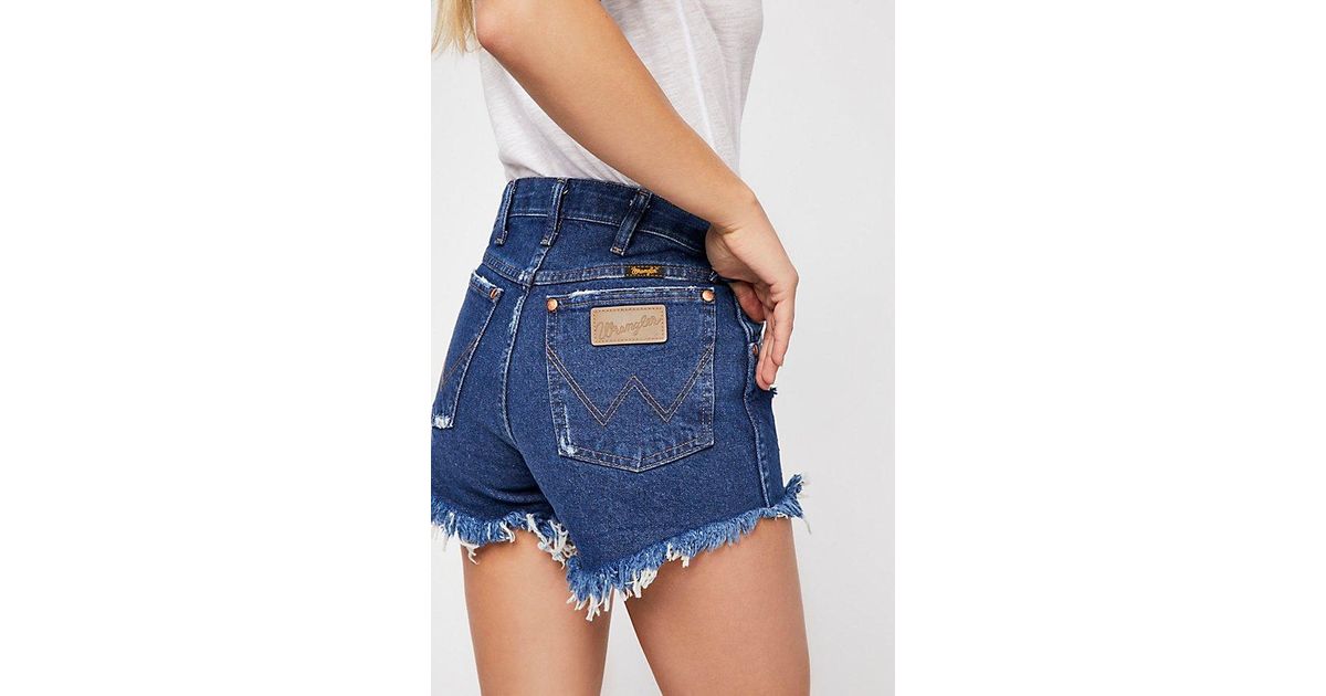 wrangler heritage denim short
