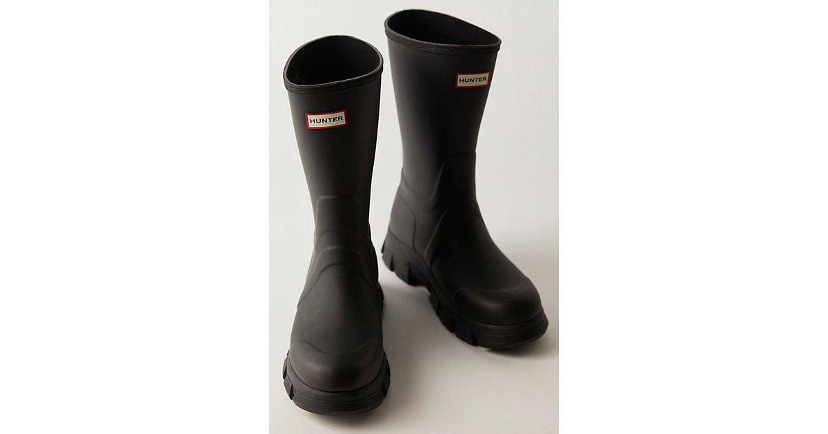 Hunter zipper rain boots sale