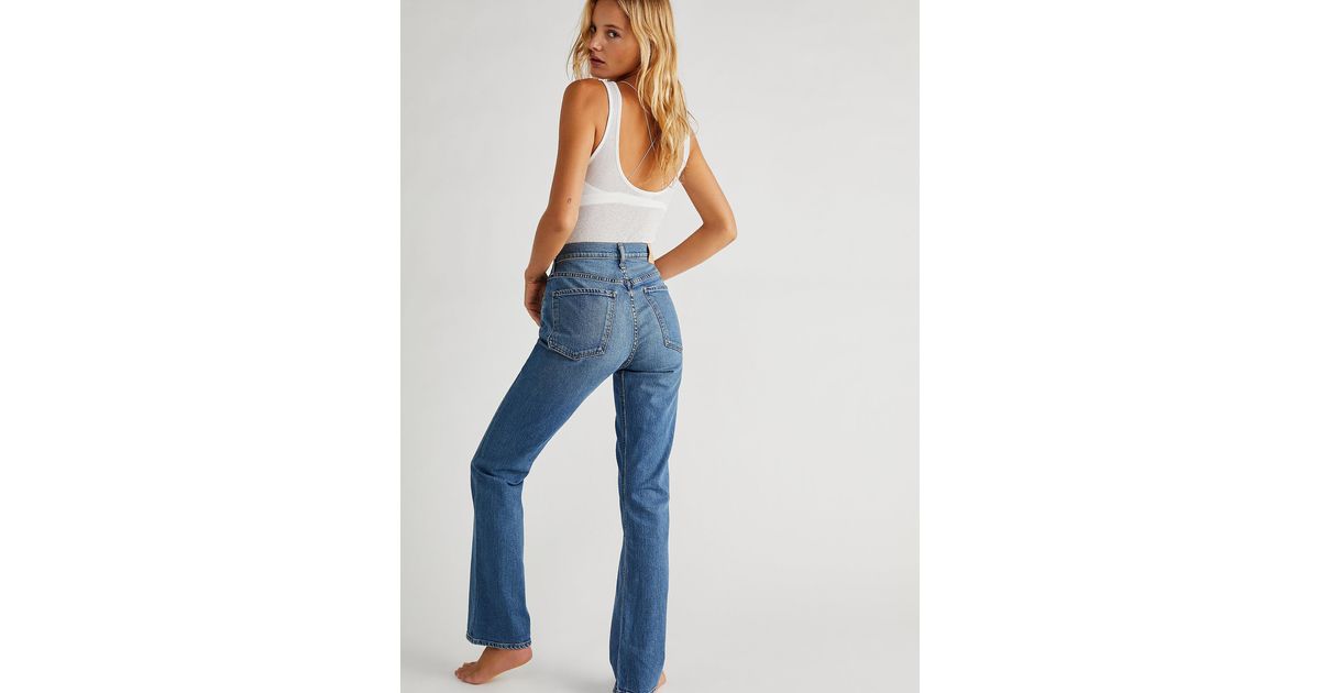 Free People Denim Citizens Of Humanity Libby Relaxed Bootcut Jeans in Blue - Lyst