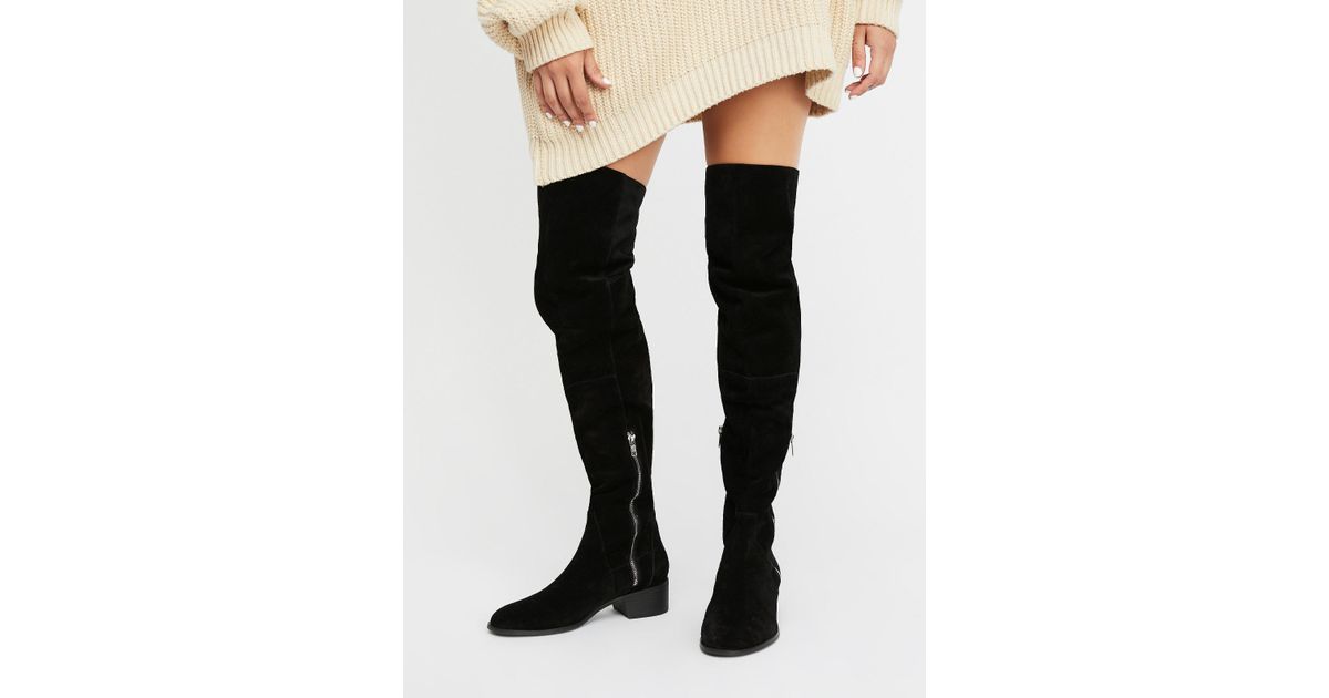 free people thigh high boots