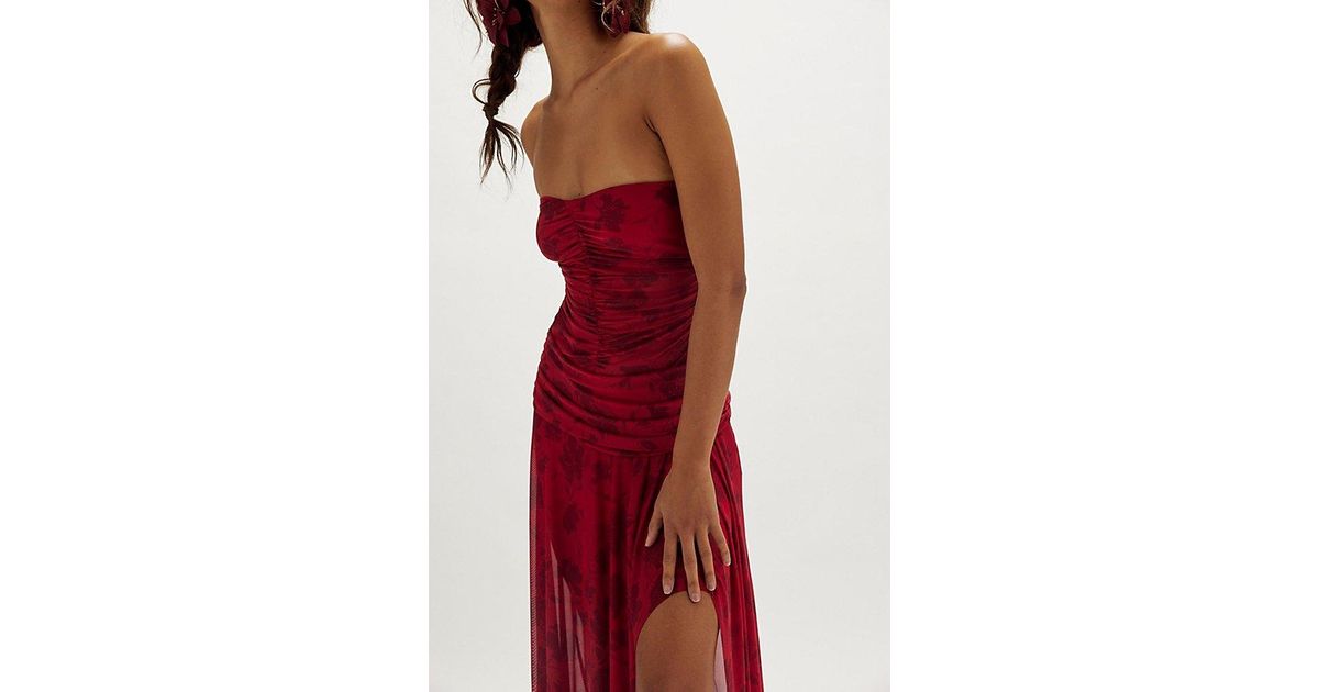 open lace back dress BEC & BRIDGE HIRE 5 DAYS / Karina Strapless (Size 6) – One Night Stand  Designer Dress Hire