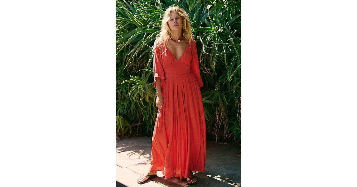 Free People Dixie Maxi Dress in Green | Lyst