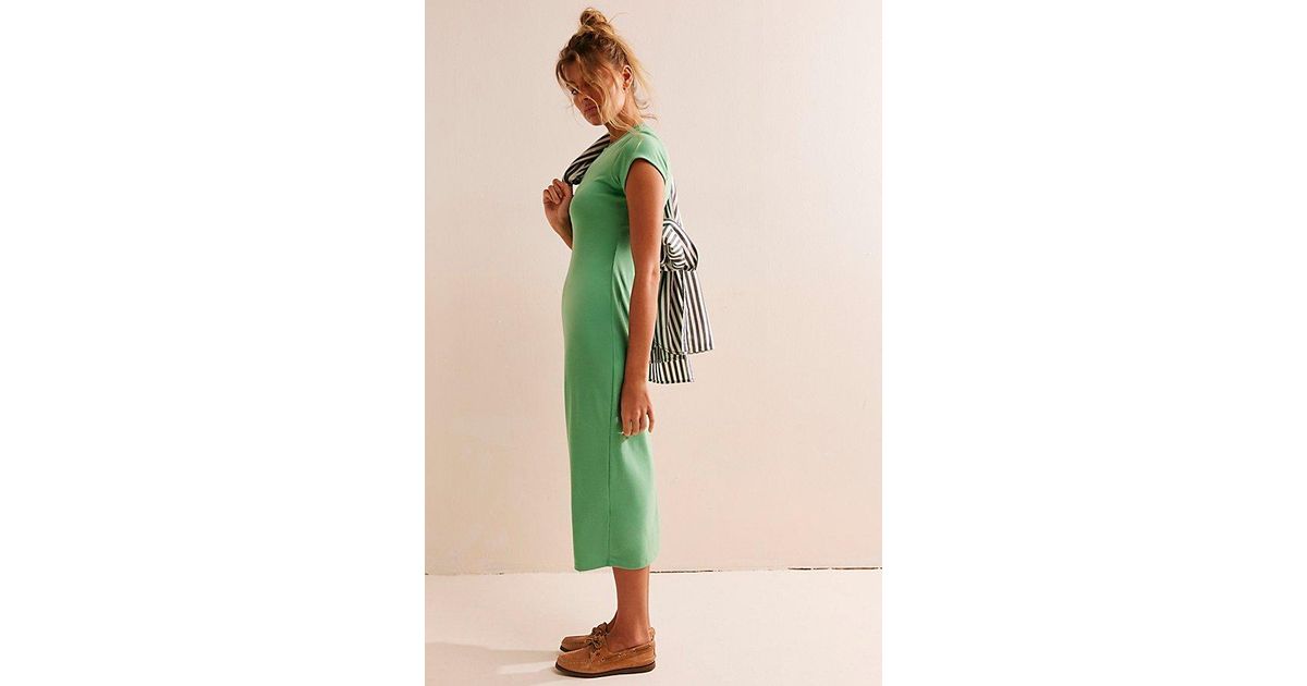Free People ★ free-est ★ Essential Slim Midi Dress Good Feels Slim Midi | Free People