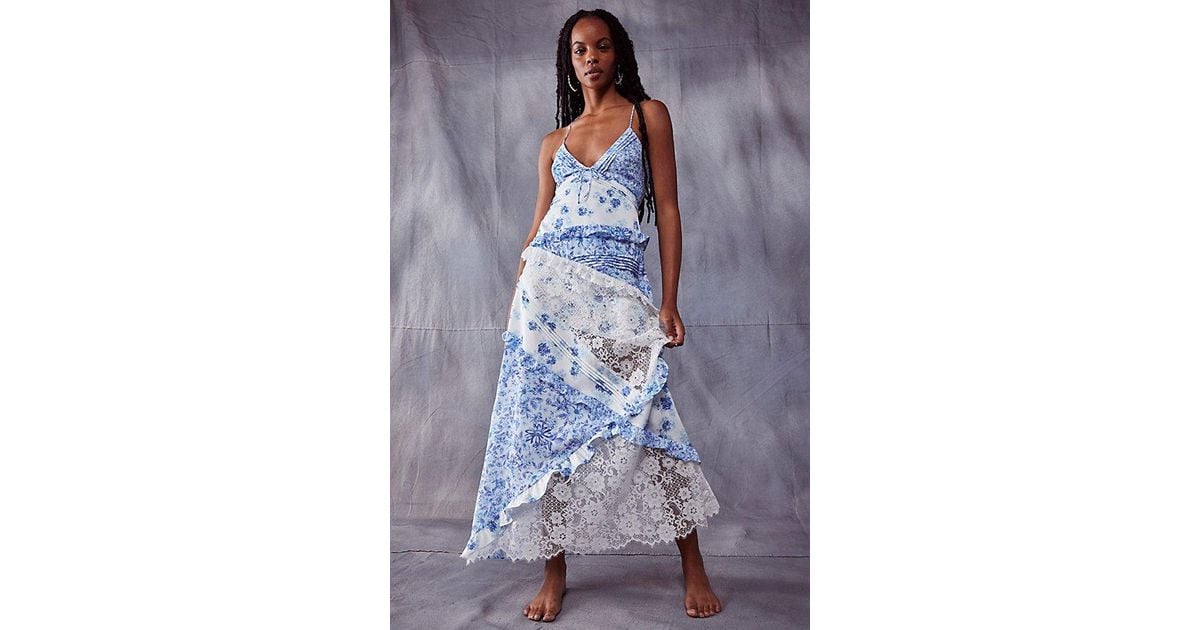 Rosalyn paneled top maxi dress