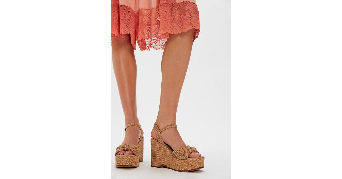 Circus by Sam Edelman Joanne Woven Wedges By in Brown | Lyst