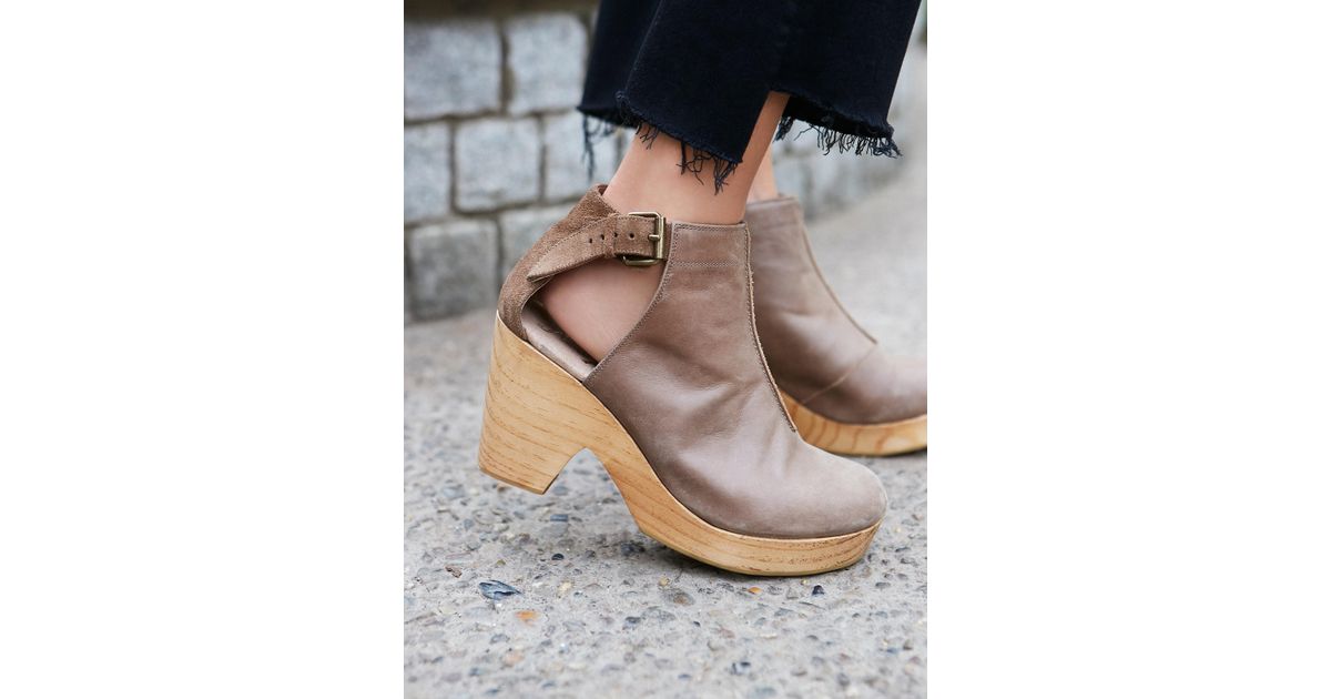 Free People Leather Amber Orchard Clog 