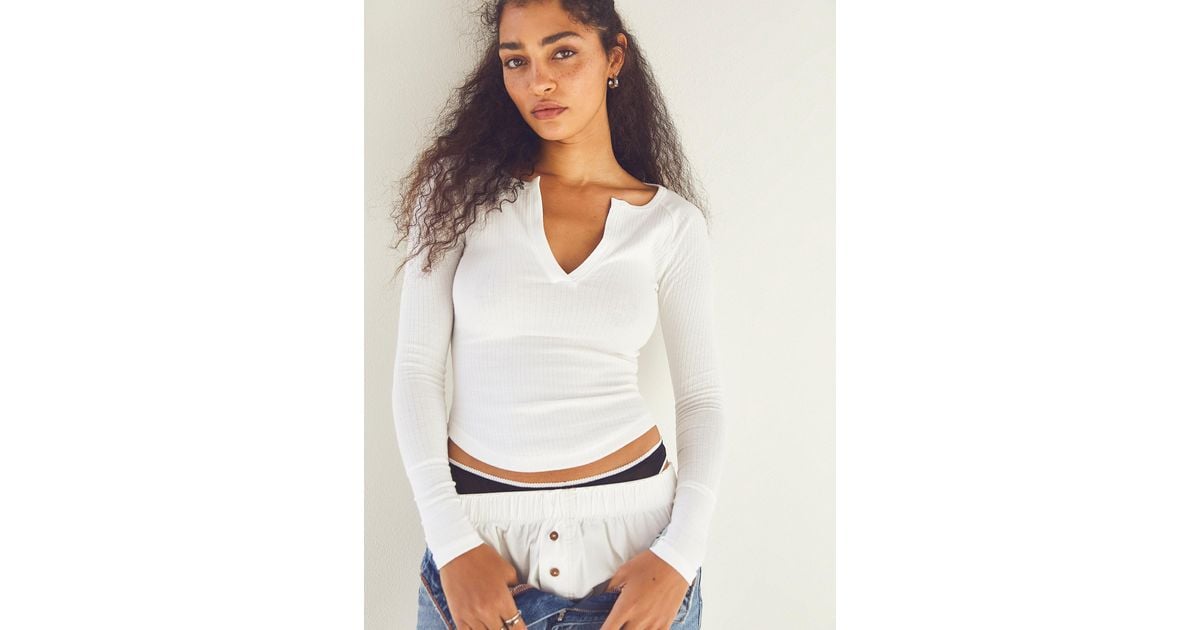 フリーピープル Free People Most Likely Layering Top レディース シャツ トップス Ivory Free People Must Have Scoop Layering Ivory L-XL (US Women's