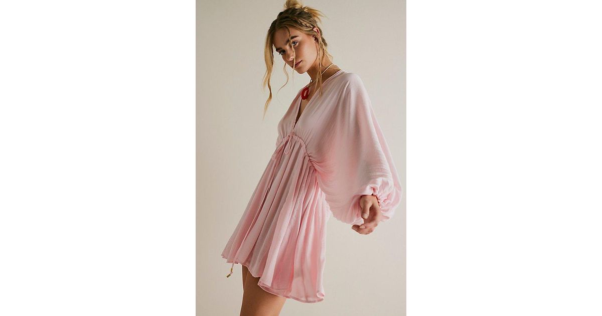 knee length dresses for ladies Free People Printed Arzel Mini